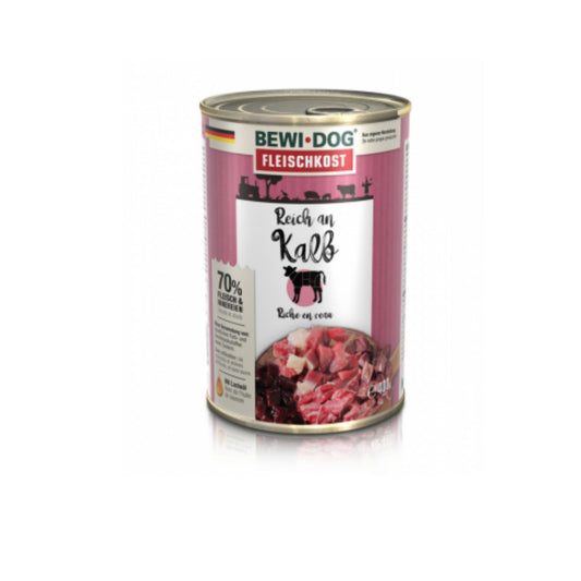 Bewi Dog Fleischkost Kalb 400 g