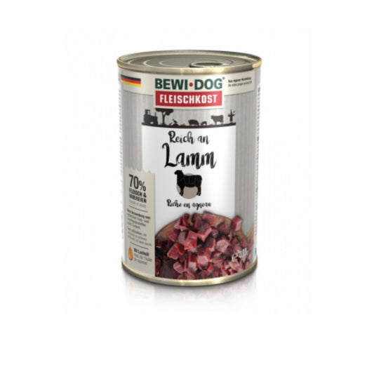 Bewi-Dog Fleischkost Lamm 400g  Angebot im März