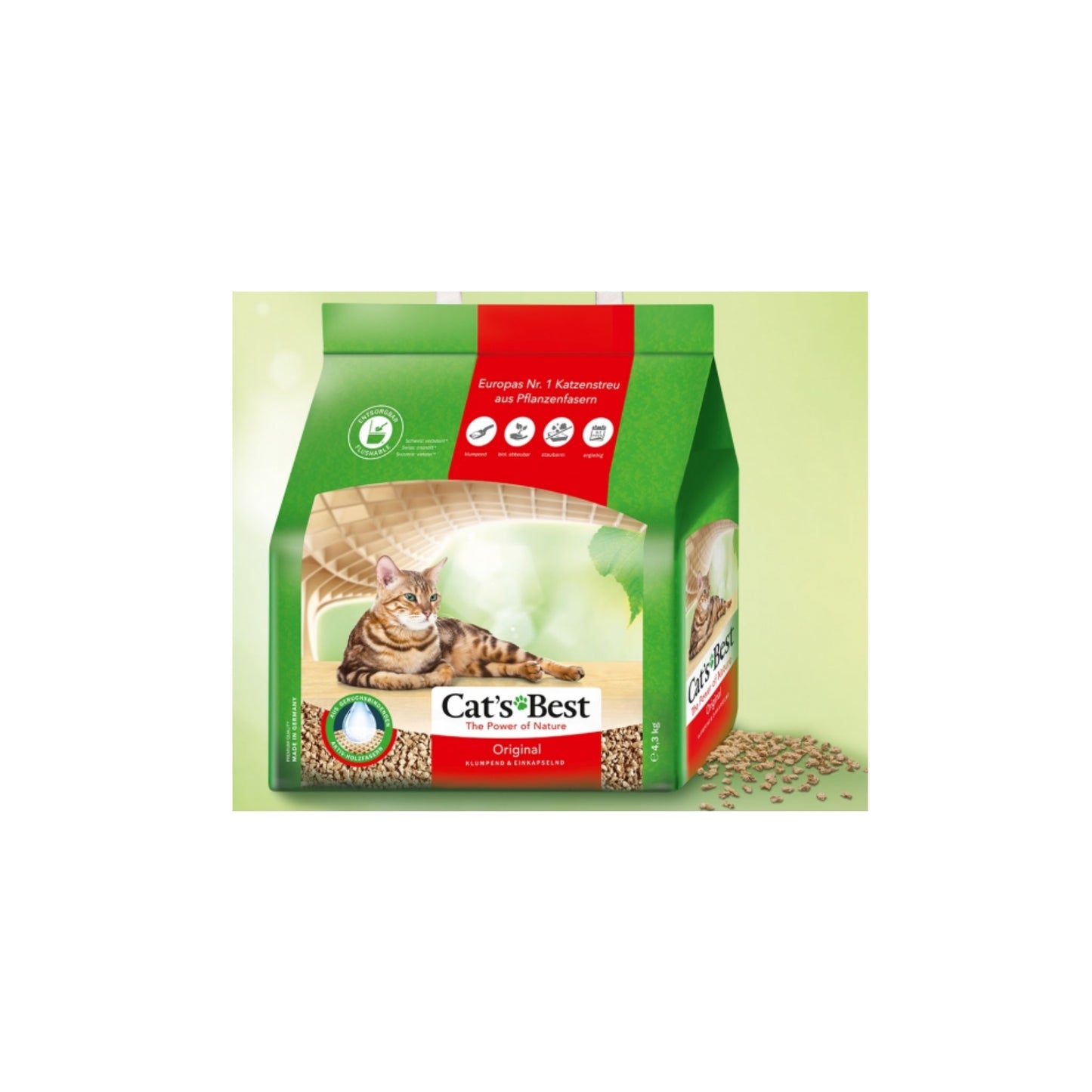 Cats Best Original Katzenstreu 8,6kg (20l)