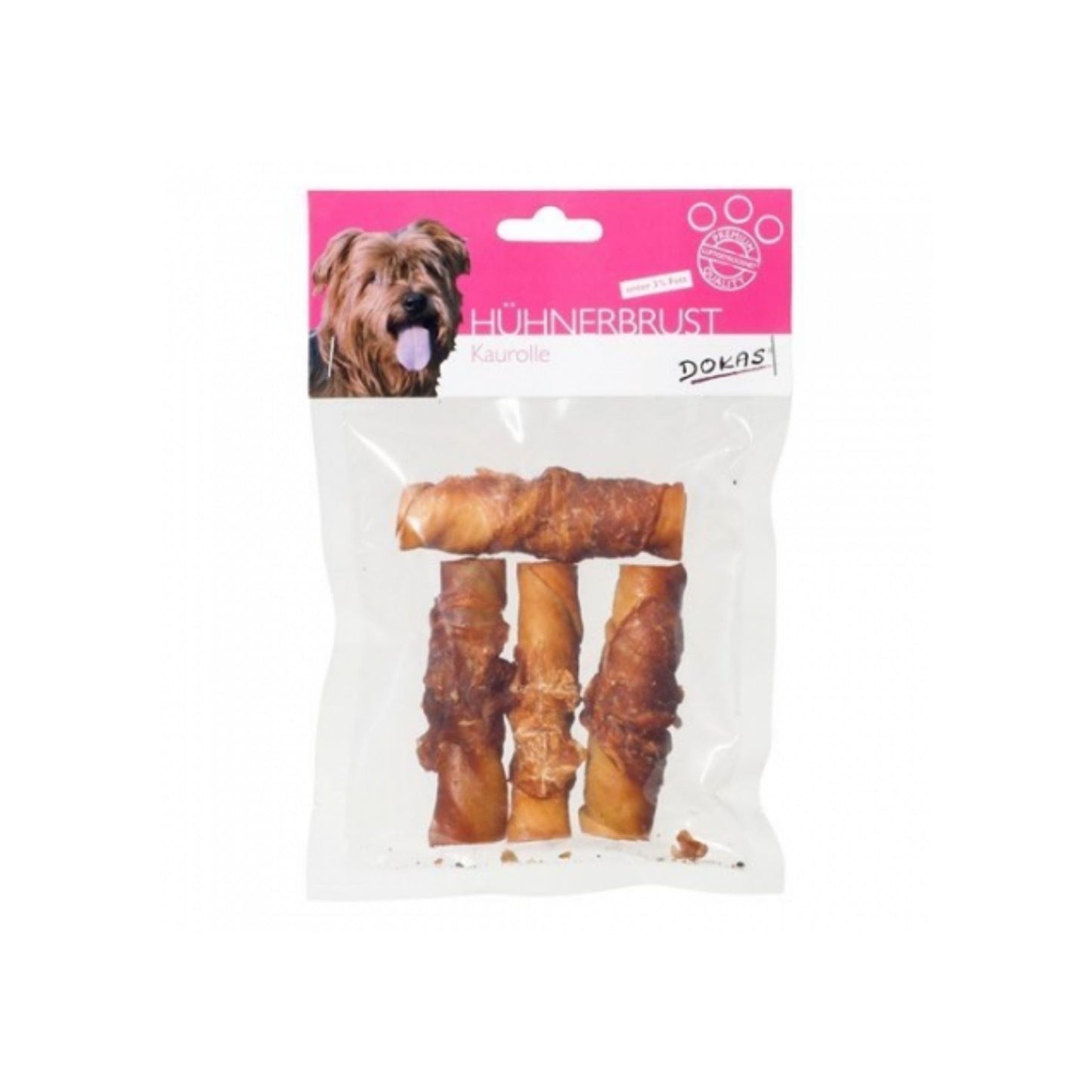 Dokas Hühnerbrust Kaurolle 90g
