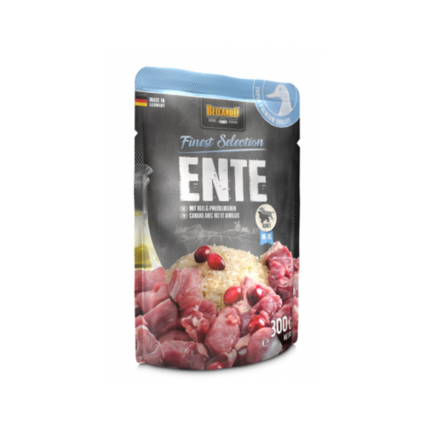 Ente mit Reis und Preiselbeeren 300g