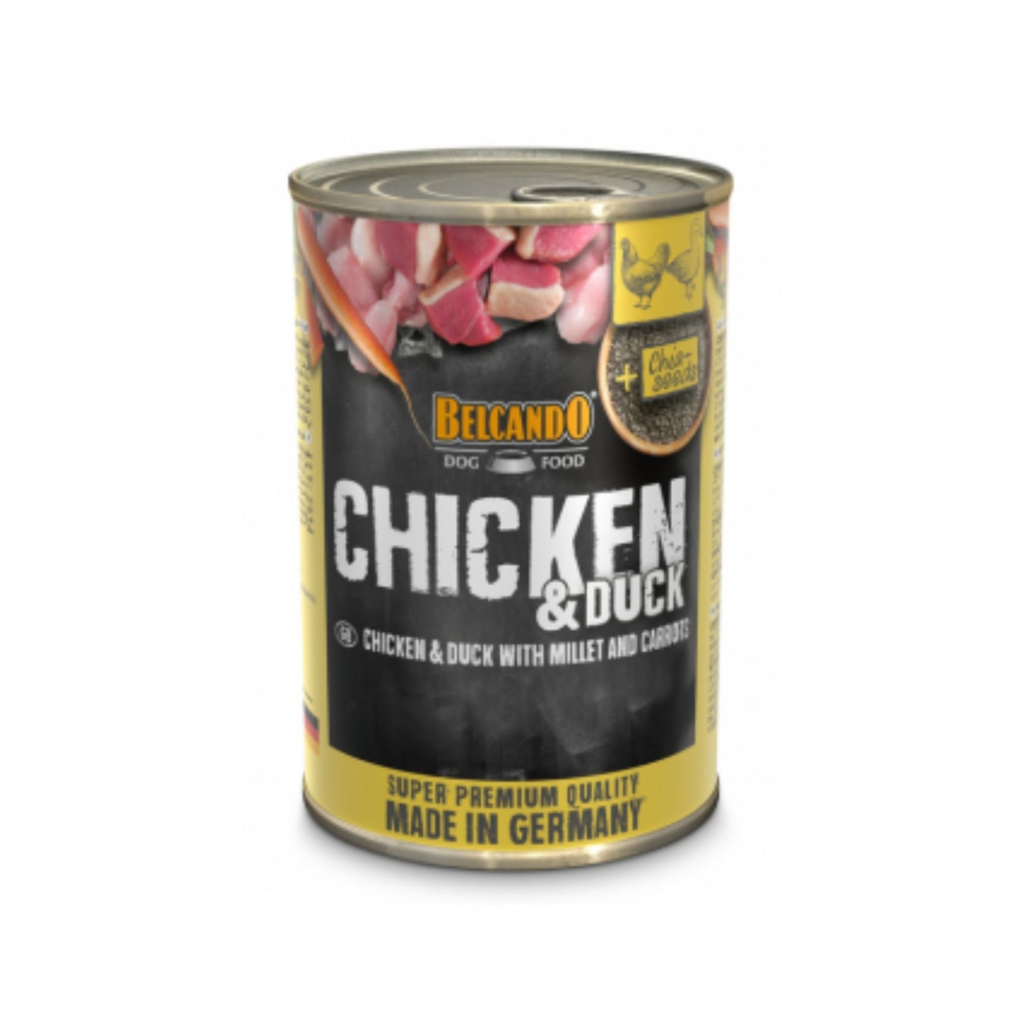 Huhn und Ente mit Hirse und Karotten 400g