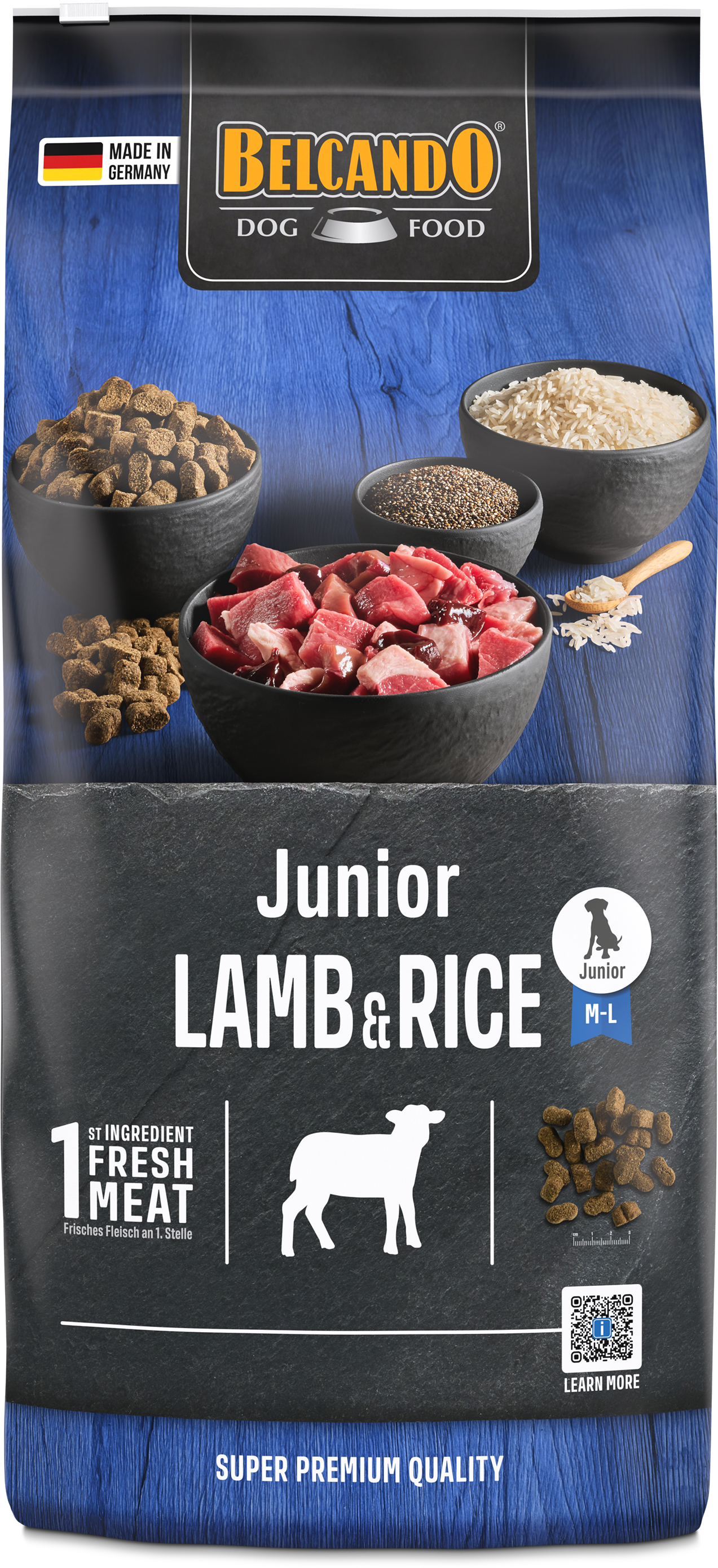 Belcando Junior Lamb & Rice 12,5 Kg.  Angebot im Juni