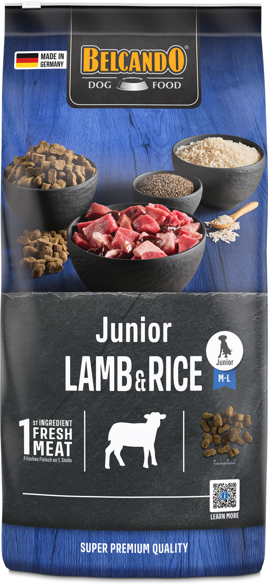 Belcando Junior Lamb & Rice 12,5 Kg.  Angebot im Juni