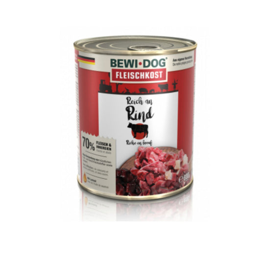 Bewi Dog Fleischkost Rind 800 g  Angebot im Februar