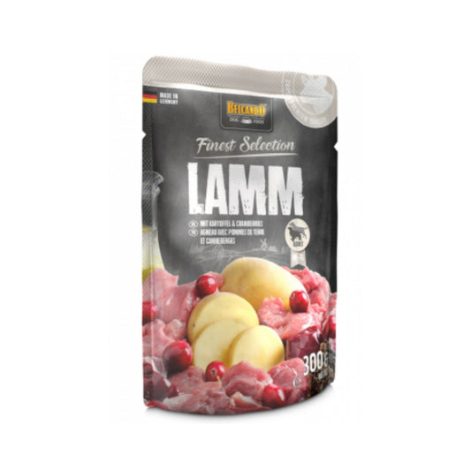 Lamm mit Kartoffeln und Cranberries 300 g